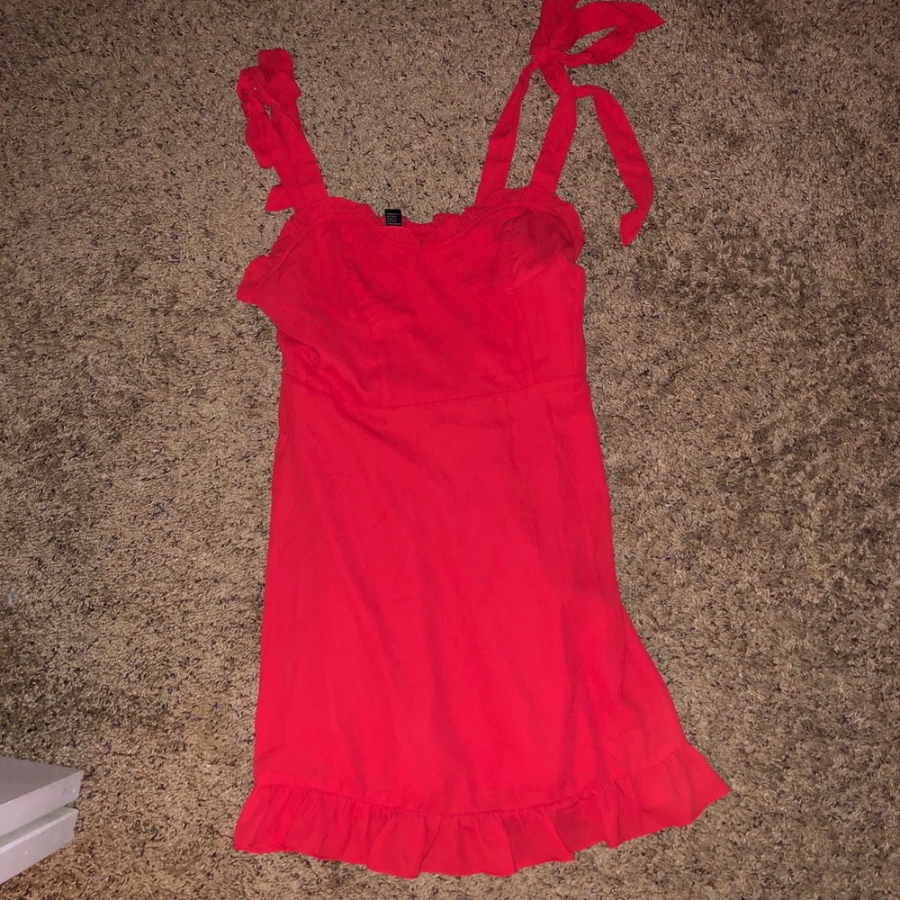 Red dress